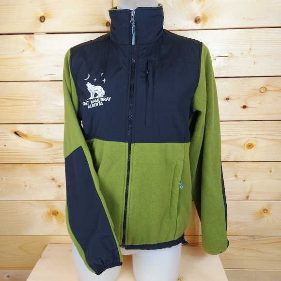 🍄3/50$🍄 Fort McMurray Alberta Full Zip Fleece Jacket Size Small - Picture 7 of 9